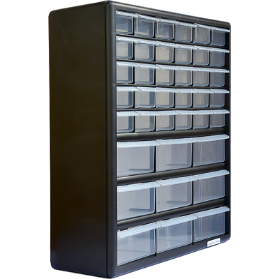 Storage Cabinet Drawers 39 Plastic Tool Box Containers Organiser Cupboard