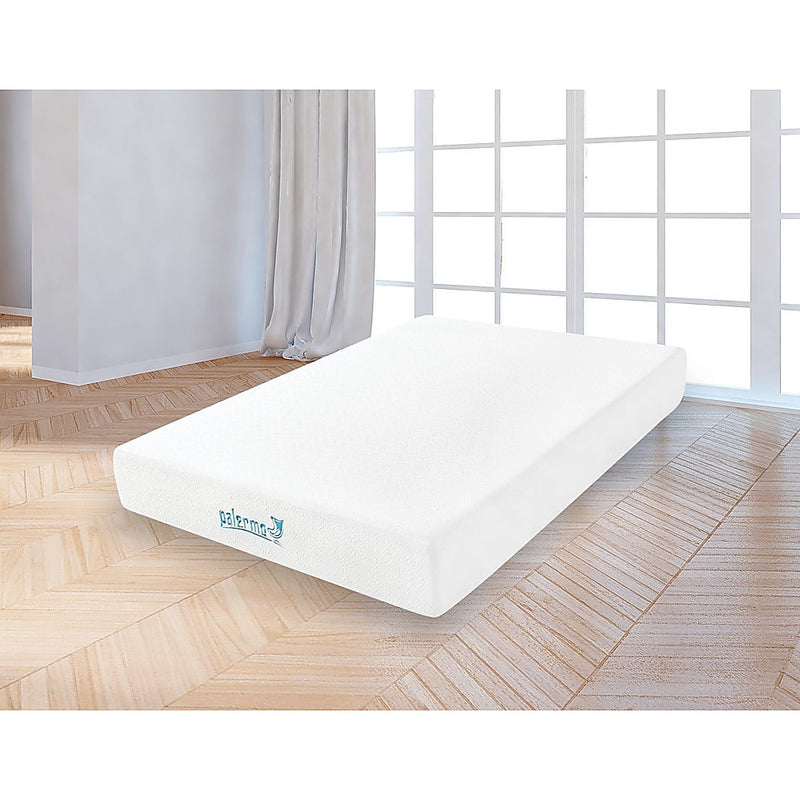 Palermo Double 25cm Gel Memory Foam Mattress - Dual-Layered - CertiPUR-US Certified