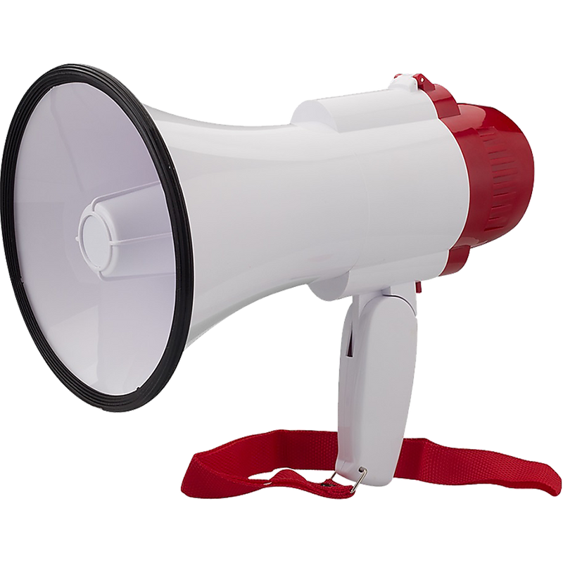 Audio Megaphone 25Watt Bull Horn with Siren