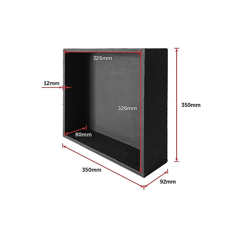 Shower Niche - 350 x 350 x 92mm Prefabricated Wall Bathroom Renovation