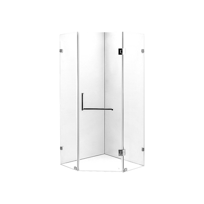 1000 x 1000mm Frameless 10mm Glass Shower Screen By Della Francesca