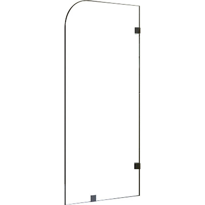 700 x 1450mm Frameless Bath Panel 10mm Glass Shower Screen By Della Francesca