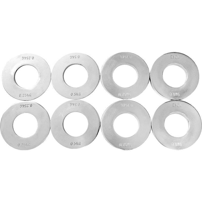 Chrome Metric Fractional Olympic Weight Plates 0.25 - 1.0kg