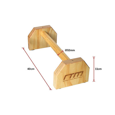 Wooden Parallette Bars Push Up & Dip Workouts