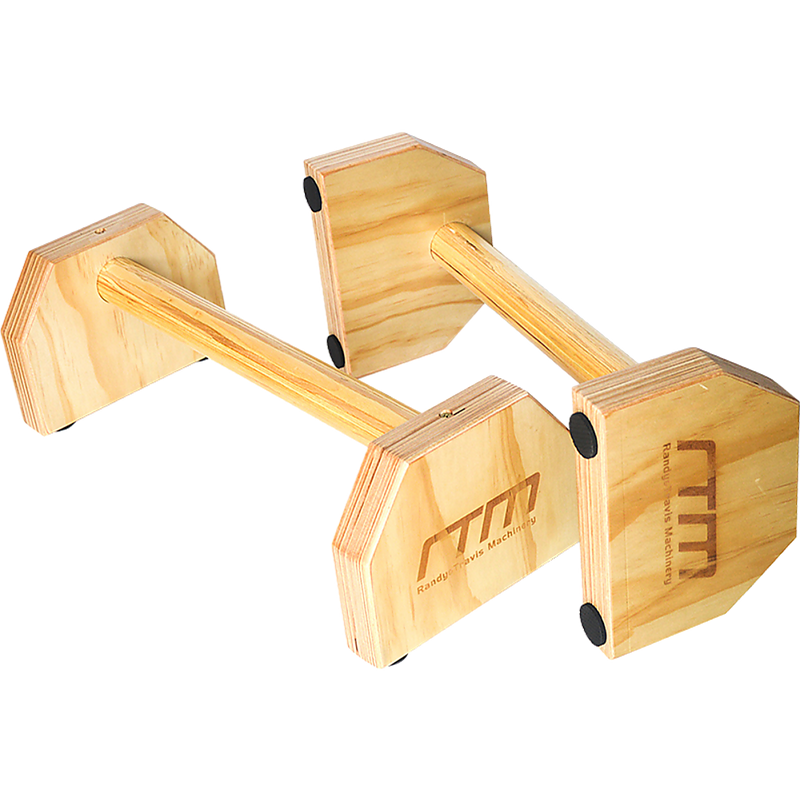 Wooden Parallette Bars Push Up & Dip Workouts