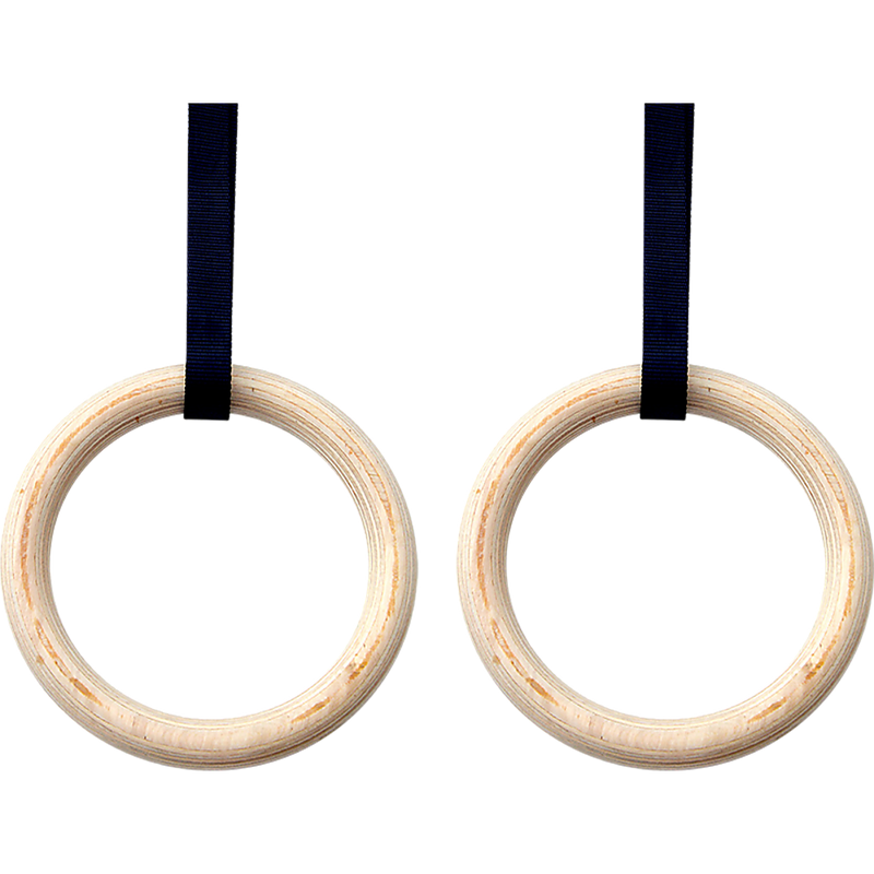 Wooden Gymnastic Rings Olympic Gym Strength Training