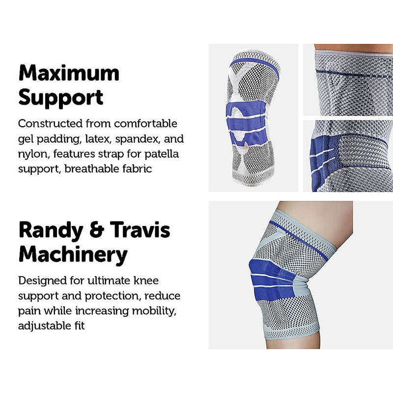 Full Knee Support Brace Knee Protector Large