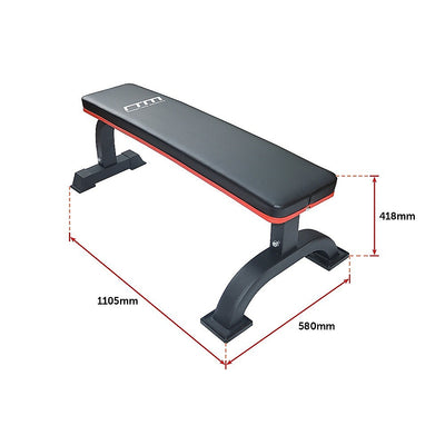 Commercial Flat Weight Lifting Bench