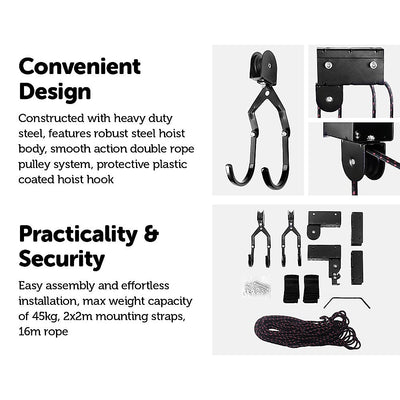 Kayak Hoist Ceiling Rack