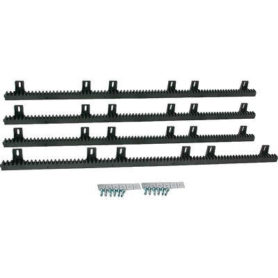 Sliding Gate Hardware Accessories Kit - 4m Gear Rack Track