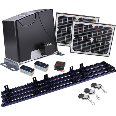 1000KG Auto Solar Slide Sliding Gate Opener Automatic w 4m Rail