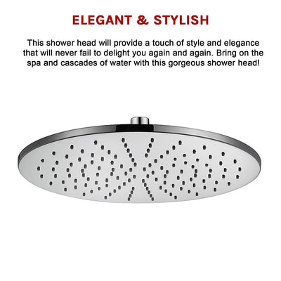 300mm Brass Shower Head Round Chrome Showerhead