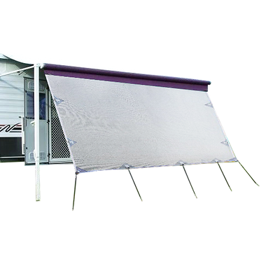 4.6m Caravan Privacy Screen Side Sunscreen Sun Shade for 16' Roll Out Awning