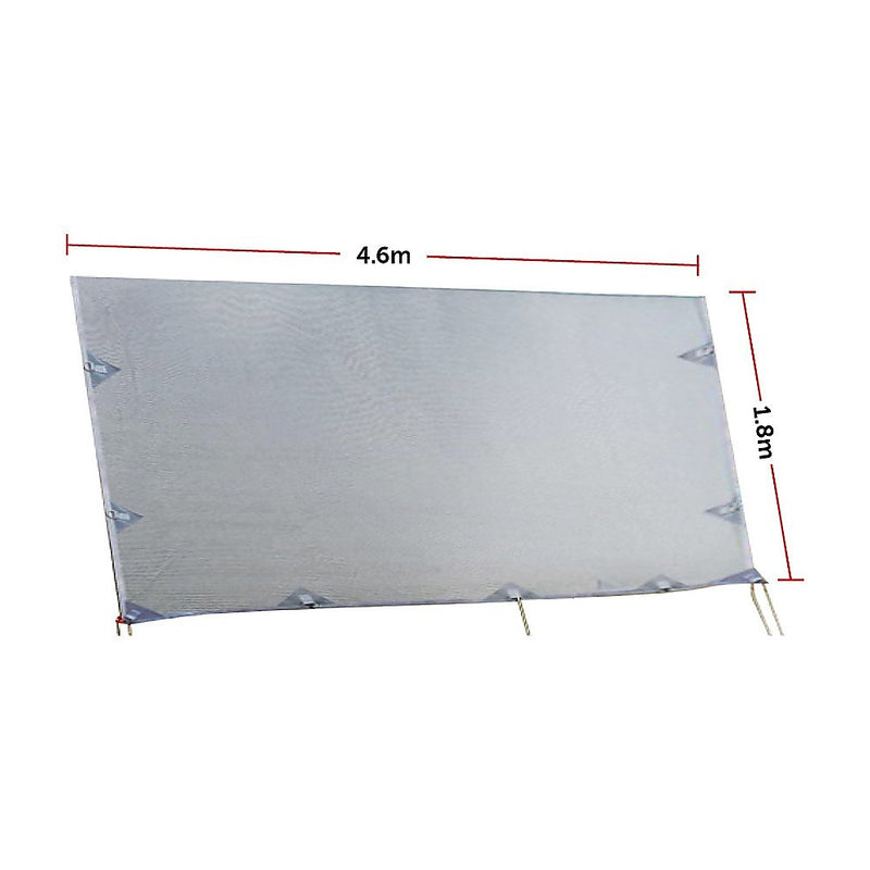 4.6m Caravan Privacy Screen Side Sunscreen Sun Shade for 16&