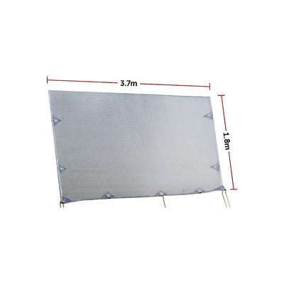 3.7m Caravan Privacy Screen Side Sunscreen Sun Shade for 13' Roll Out Awning