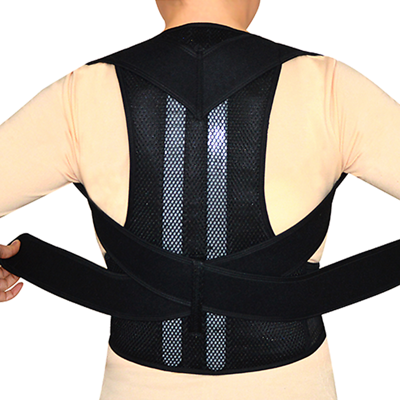 Lower Back Brace Unisex Posture Corrector Lumbar Support - Medium