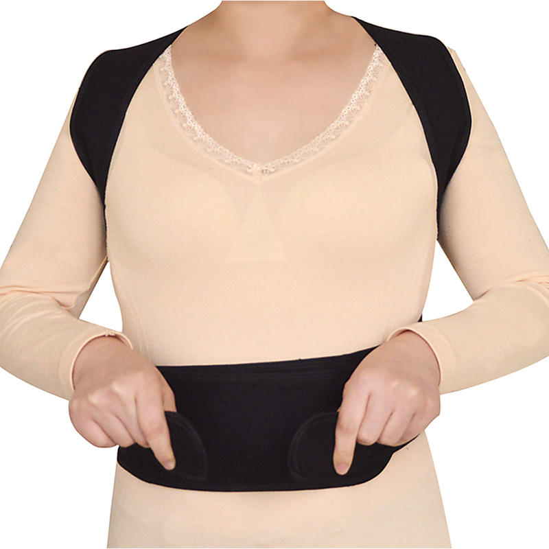 Lower Back Brace Unisex Posture Corrector Lumbar Support - Medium