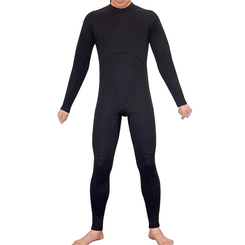 Mens Steamer Wetsuit Long Sleeve/Leg 3mm Neoprene Wet Suit - Large