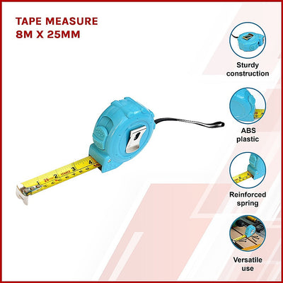 Tape Measure 8m x 25mm