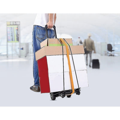 Portable Cart Folding Dolly Push Truck Hand Collapsible Trolley Luggage 70Kg