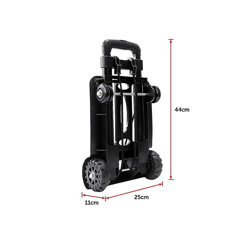 Portable Cart Folding Dolly Push Truck Hand Collapsible Trolley Luggage 70Kg