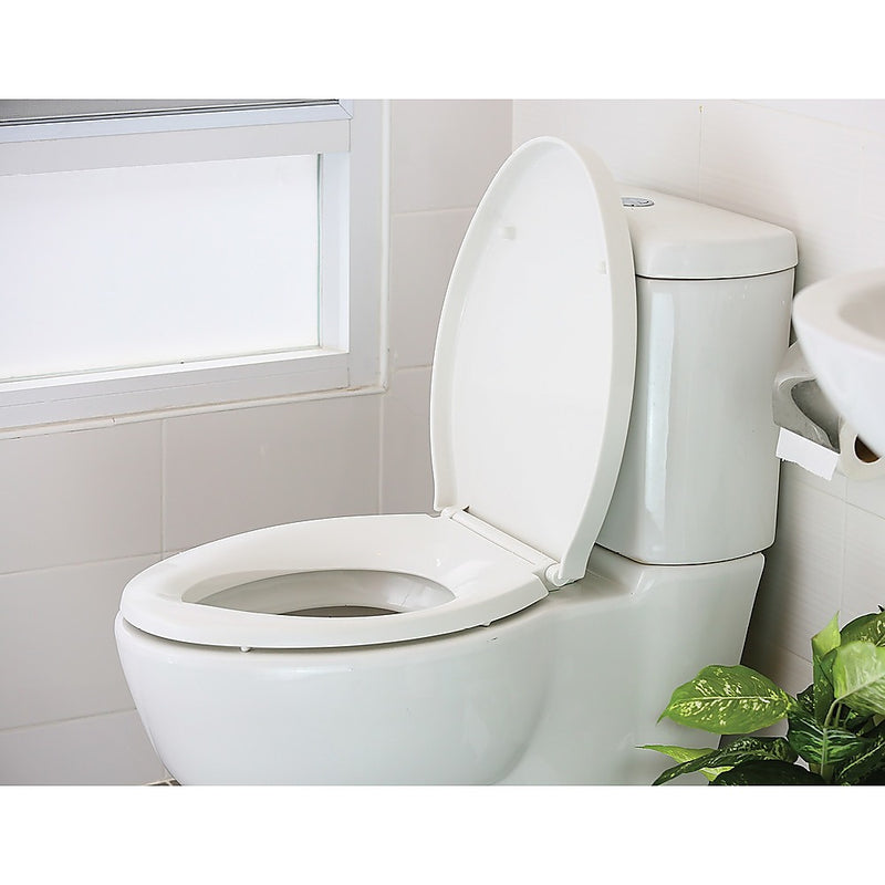 Quick Release Soft Close Toilet Seat White Bathroom Heavy Duty