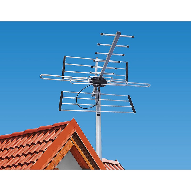 Digital TV Outdoor Antenna Aerial UHF VHF FM AUSTRALIAN Signal Amplifier Booster