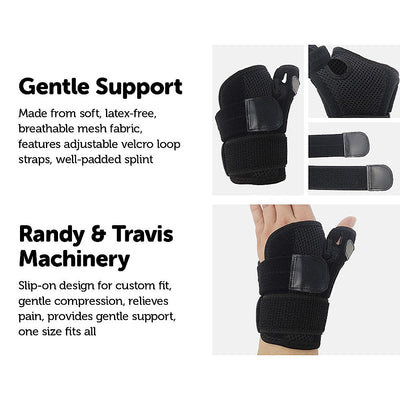 Thumb Stabiliser Brace Support Strap Splint Arthritic Sports