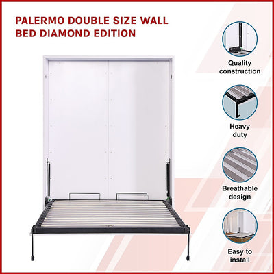 Palermo Double Size Wall Bed Diamond Edition