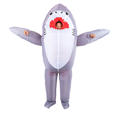 Shark Fancy Dress Fan Inflatable Costume  Suit