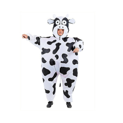 Cow Fancy Dress Fan Inflatable Costume Suit