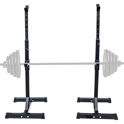 Pair of Adjustable Squat Rack Sturdy Steel Barbell Bench Press Stands GYM/HOME