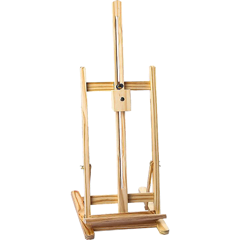 Tabletop Easel Wood Studio H-Frame Artist Art Display Painting Shop Tripod Stand Wedding