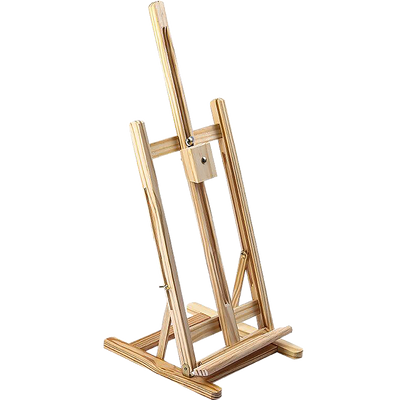 Tabletop Easel Wood Studio H-Frame Artist Art Display Painting Shop Tripod Stand Wedding