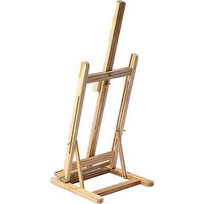 Tabletop Easel Wood Studio H-Frame Artist Art Display Painting Shop Tripod Stand Wedding