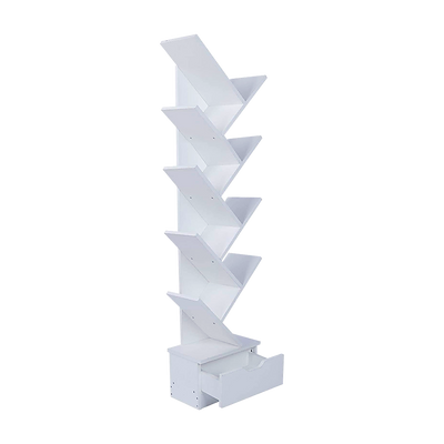 Tree Bookshelf Bookcase Book Organizer 9-Tier Multipurpose Shelf Display Racks