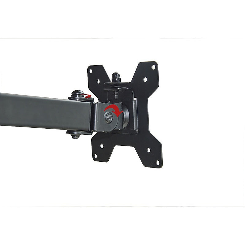 Dual LCD Monitor Desk Mount Stand Adjustable Fits 2 Screens Up To 27"