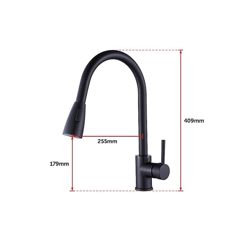 Basin Mixer Pull-Down Tap Faucet -Kitchen Laundry Bathroom Sink