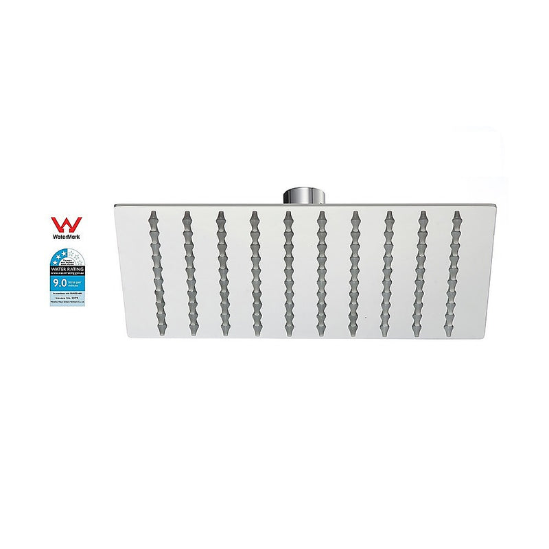 200mm Shower Head Square 304SS Polished Chrome Finish