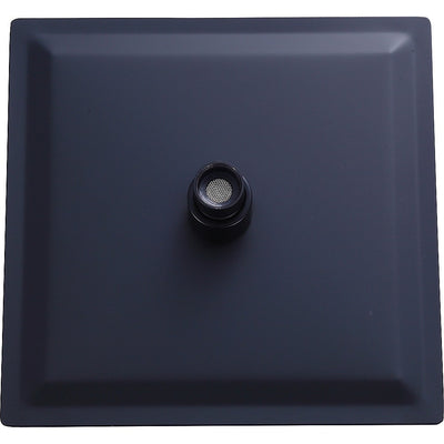 200mm Shower Head Square 304SS Electroplated Matte Black Finish