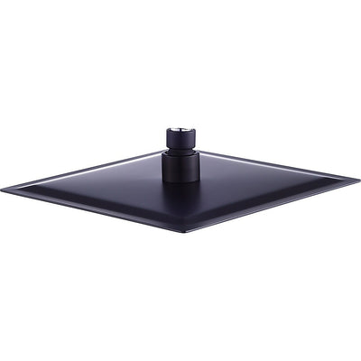 200mm Shower Head Square 304SS Electroplated Matte Black Finish