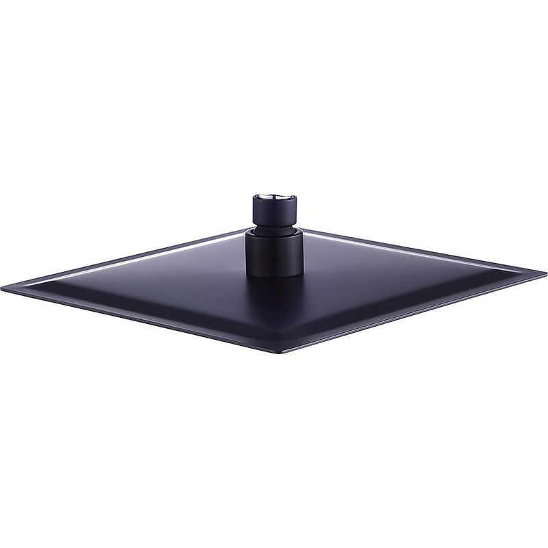 200mm Shower Head Square 304SS Electroplated Matte Black Finish