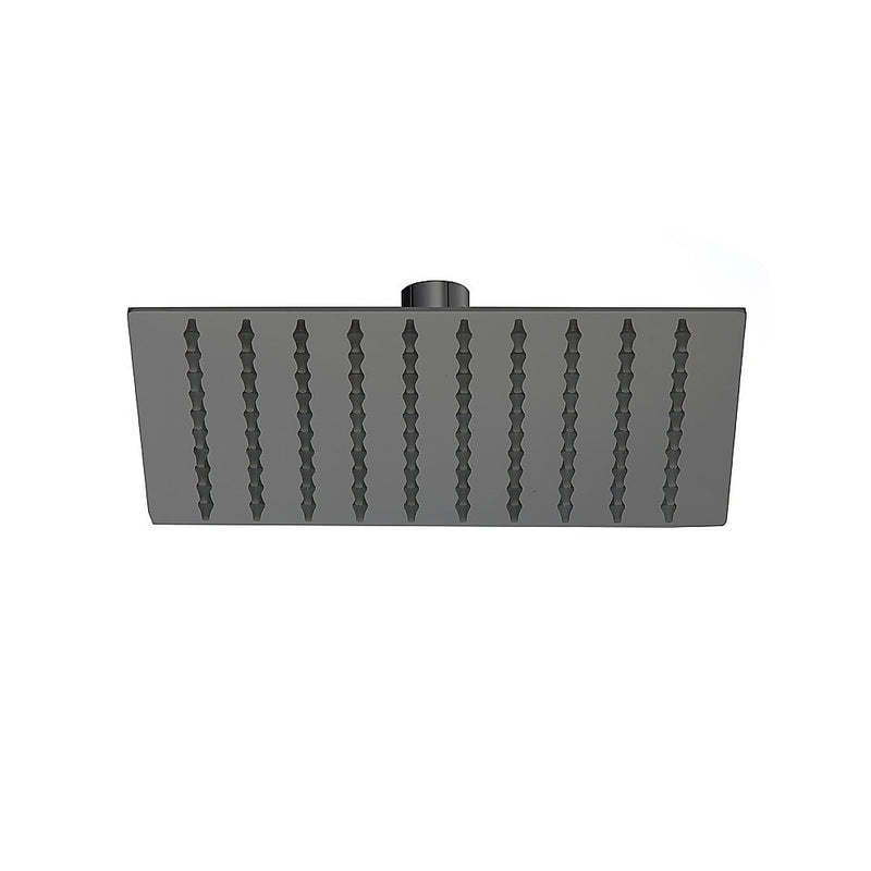 200mm Shower Head Square 304SS Electroplated Matte Black Finish