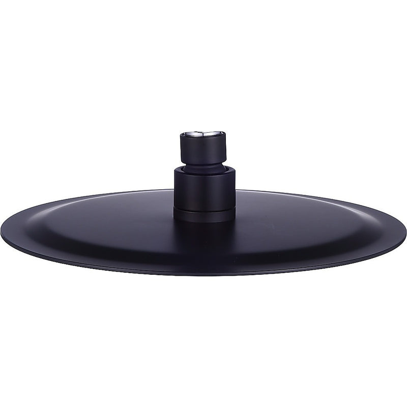 200mm Shower Head Round 304SS Electroplated Matte Black Finish