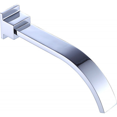 180mm Bath Spout Polished Chrome Finish