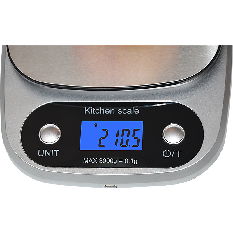 0.1g High Precision Kitchen Scale Rechargable Food Scale Digital 3KG