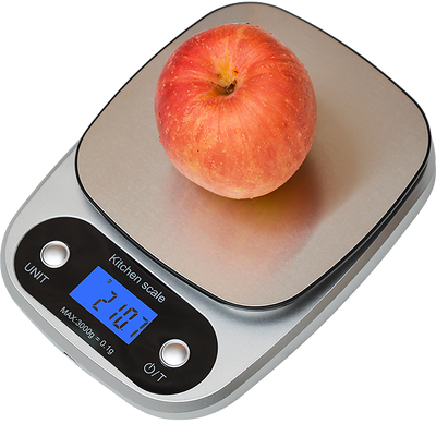 0.1g High Precision Kitchen Scale Rechargable Food Scale Digital 3KG