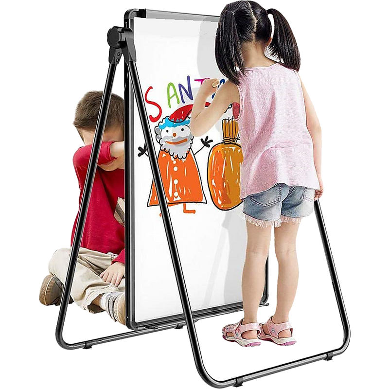 60 x 90cm Magnetic Whiteboard Double-Sided Writing Dry Erase Adjustable Stand