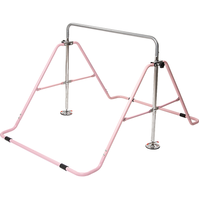 Kids Gymnastics Bars Training Horizontal Bar Monkey Kip Bar Pink