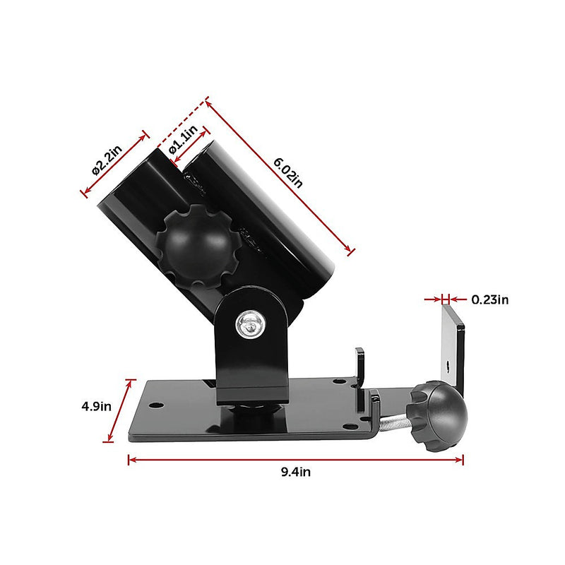 T Bar Row Landmine Platform 360-degree Swivel Fits 1", 2" Olympic Bars